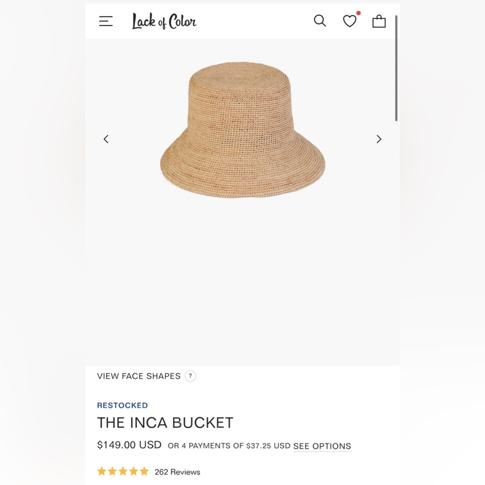 Lack Of Color The Inca Bucket Hat